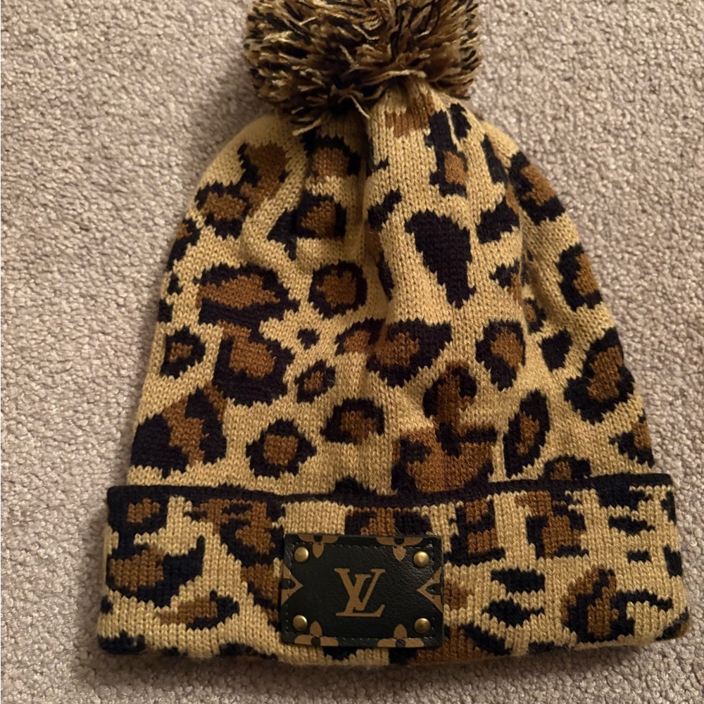 Leopard Print Beanie